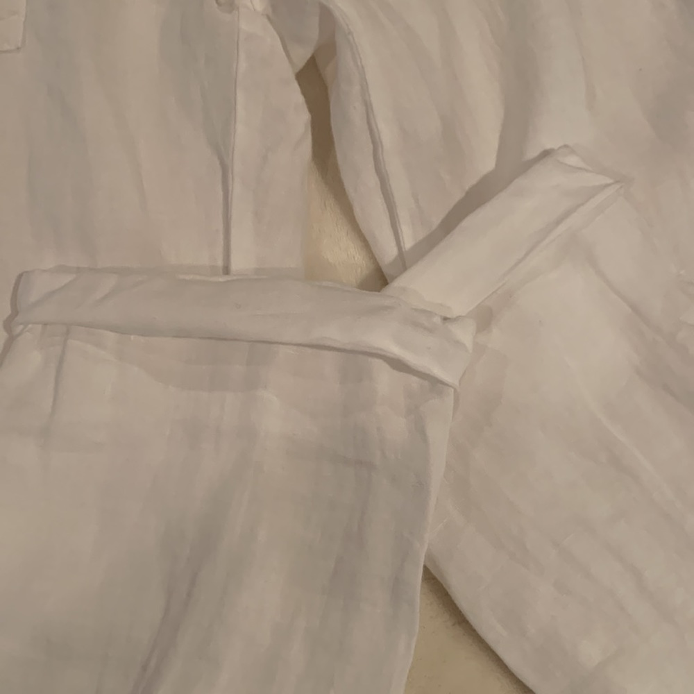 Joie Linen Pant. Zip Front With Drawstring Waist;… - image 5